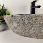 Каменная раковина из речного камня RS-05401 (55*37*15) 0857 из натурального камня