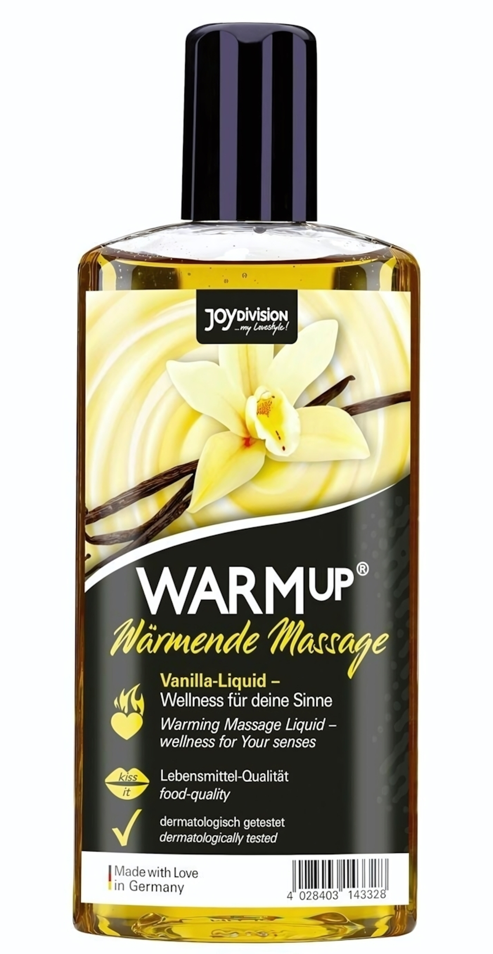 Массажное масло с ароматом ванили WARMup vanilla - 150 мл.