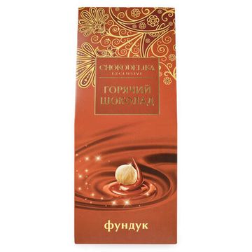 Ложка шоколадная Горячий шоколад молочный "Фундук", 50 гр, в коробке