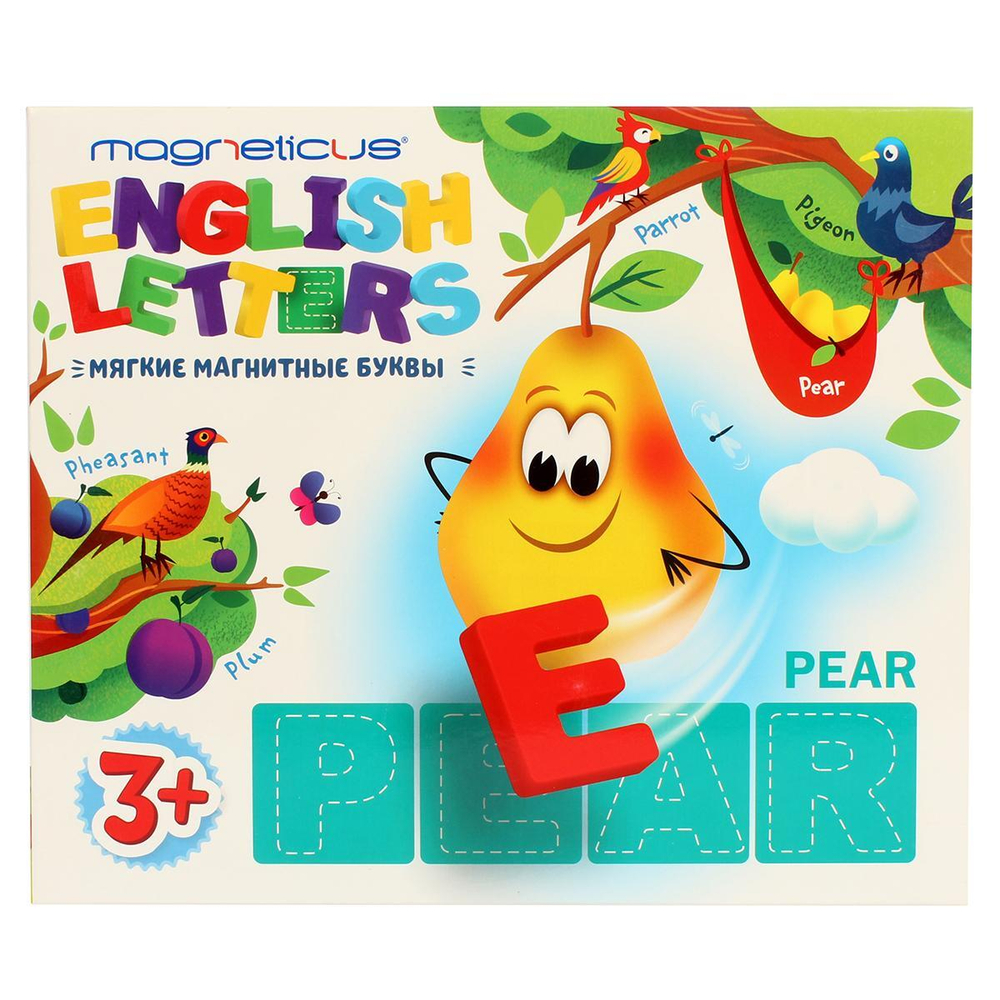 Обучающий набор «Мягкие магнитные буквы. Английский язык