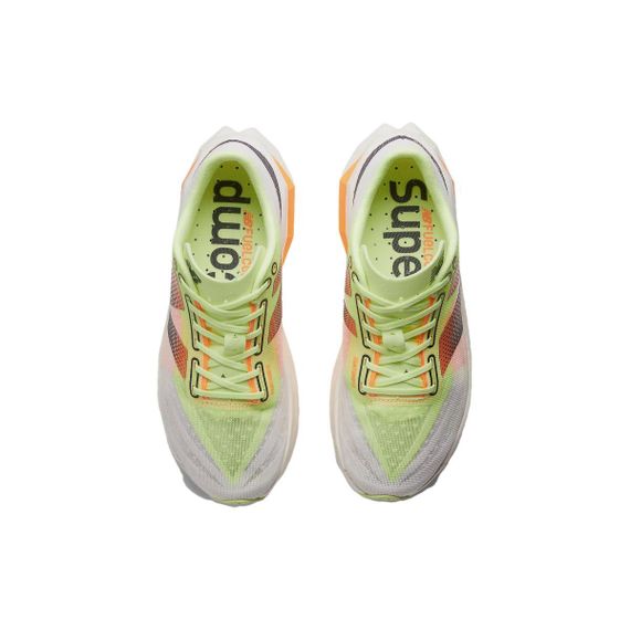 New Balance Elite v4 Беговые кроссовки Низкие Топовые Желтые Белые Женские