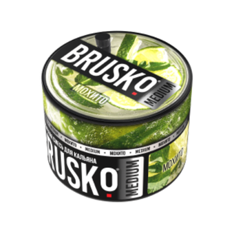Бестабачная смесь для кальяна BRUSKO 50г MEDIUM - Мохито