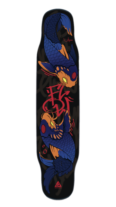 ДЕКА ЛОНГБОРД PEPPER BOARDS - FLOW JAPAN BLACK