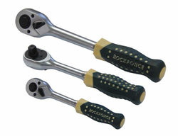 Трещотка реверсивная усиленная с резиновой ручкой 1/2''(72зуб.) RockForce##Rock FORCE RF-80242A