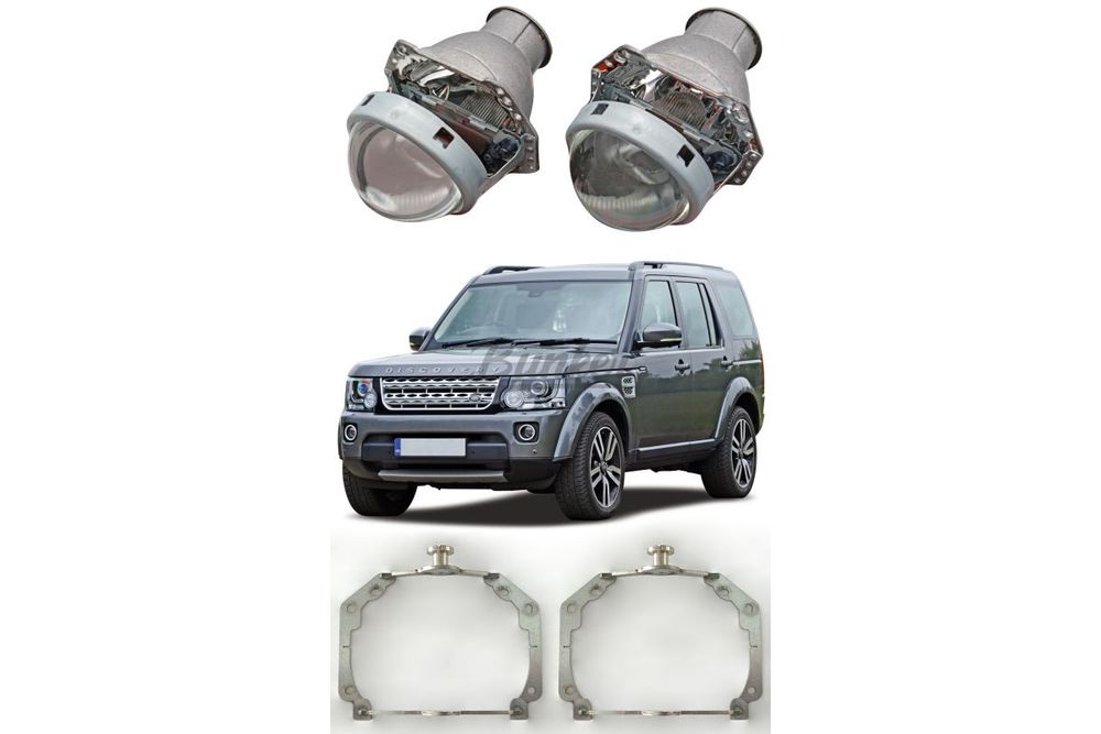 Готовый комплект для замены штатных линз Land Rover Discovery 4 2009-2016 Valeo 2 AFS
