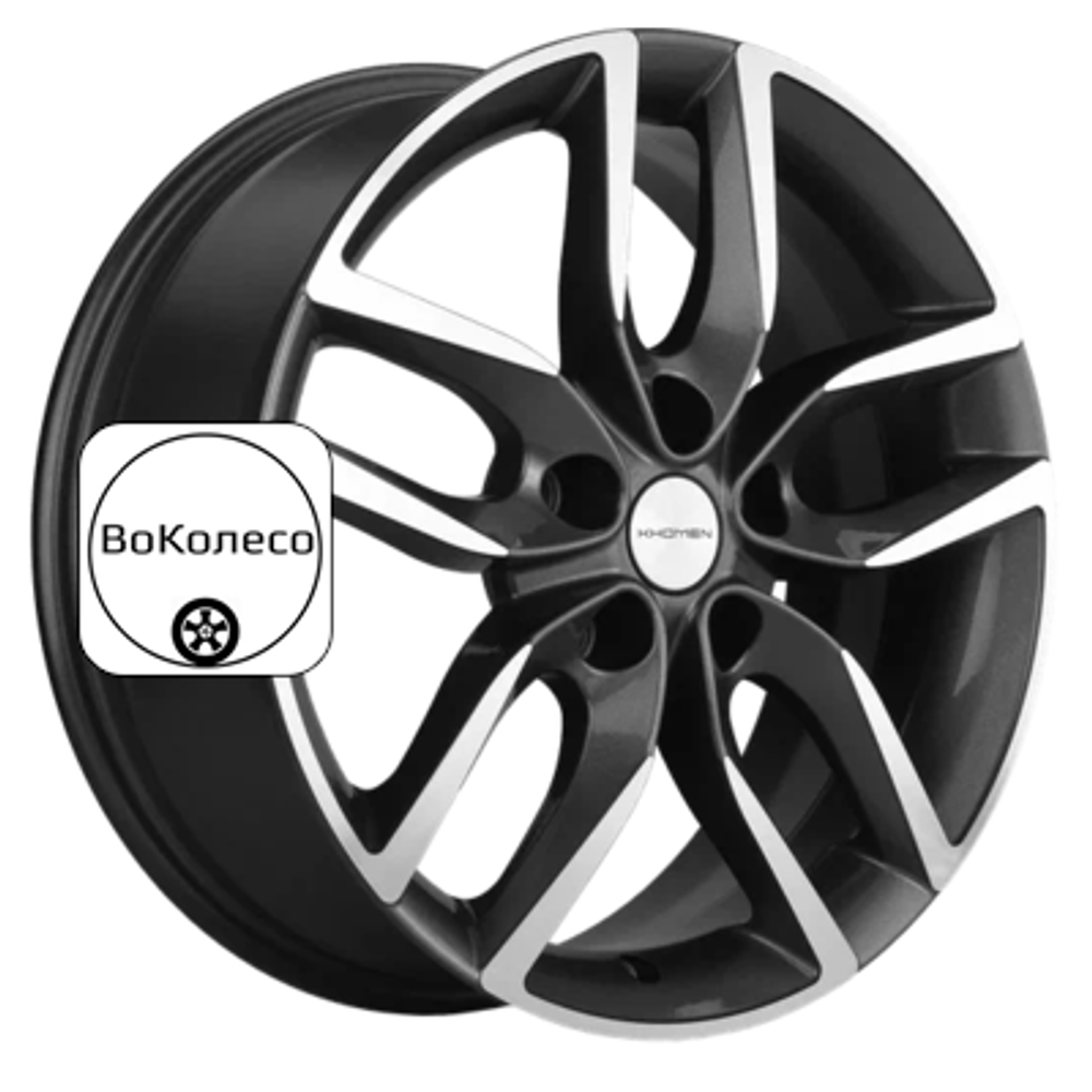 6,5x17/5x108 ET43 D65,1 KHW1708 (Dongfeng AX7/Evolute i-PRO) Gray-FP Khomen Wheels