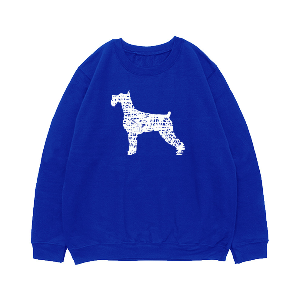 Свитшот "Шнауцер - набросок"