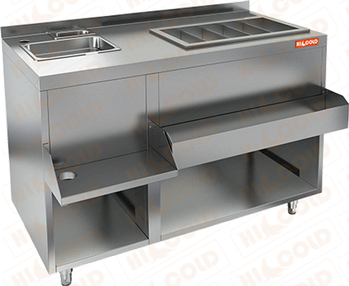 Барная коктейльная станция закрытого типа Hicold НБМКС-12/6БПК