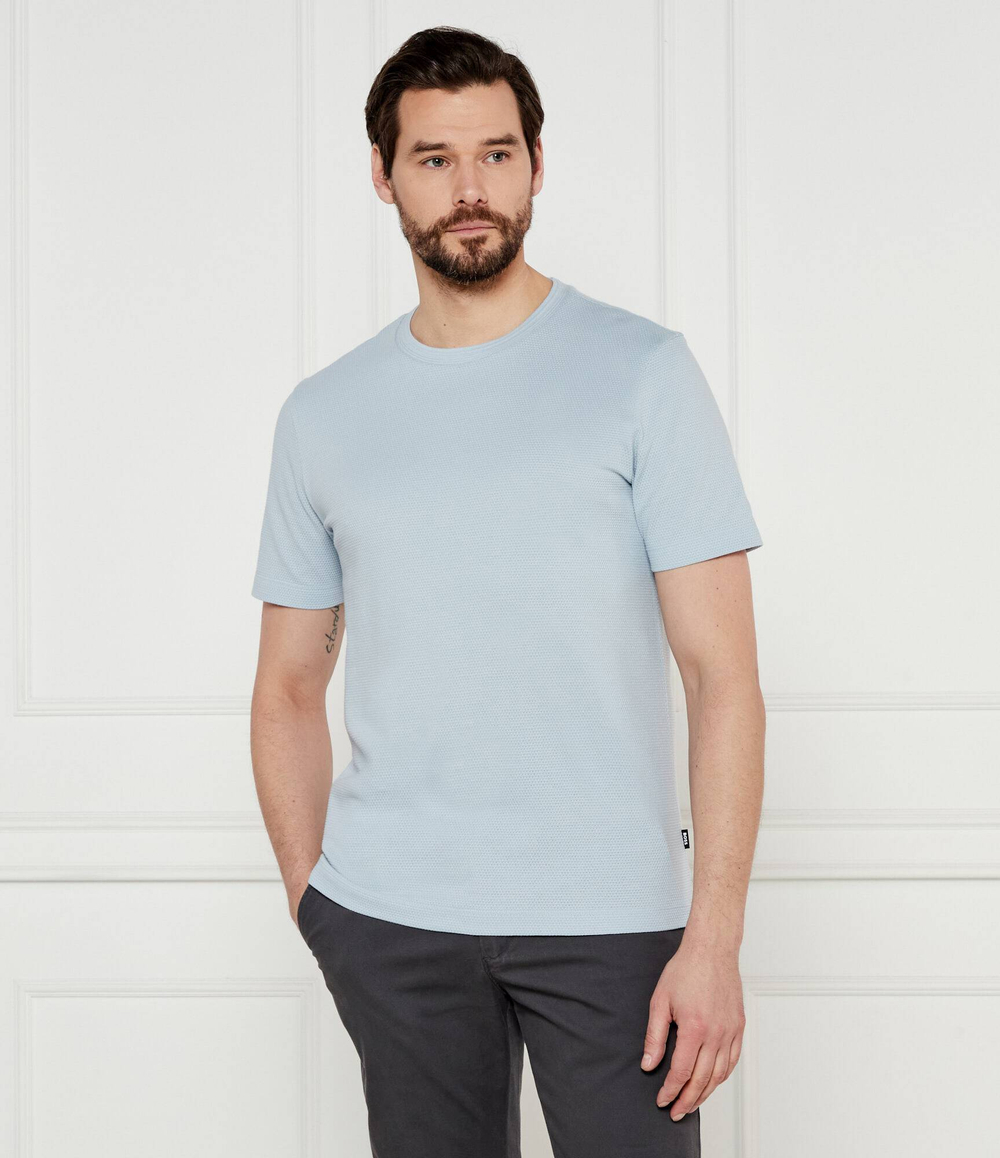 Футболка Tiburt 240 BOSS BLACK - голубой(50452680)