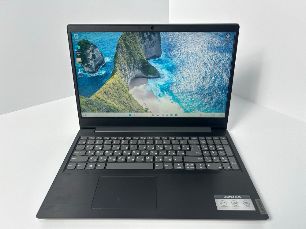 Ноутбук Lenovo IdeaPad S145-15IWL (81MV00HHRU)15.6"/Intel Pentium Gold 5405U/RAM 4 GB/SSD 256GB/Intel UHD Graphics 610/1366*768/TN/Windows 11/Подсветка кл-ры: нет/Черный. Состояние: C1