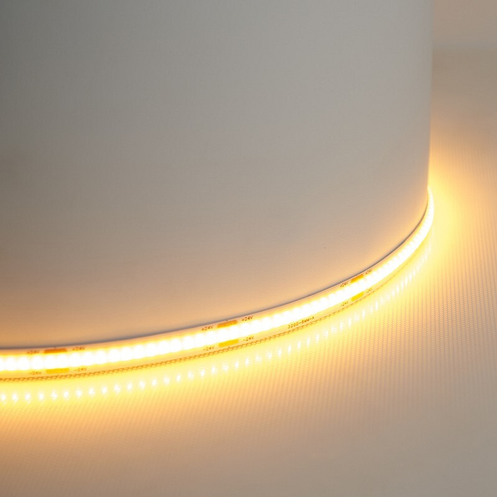Лента светодиодная 320SMD 2110  8Вт/м 24V 5000*8*1.8мм IP20. желтый. LS530 FERON