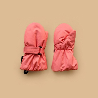 Зимние варежки на липучке (коралл)