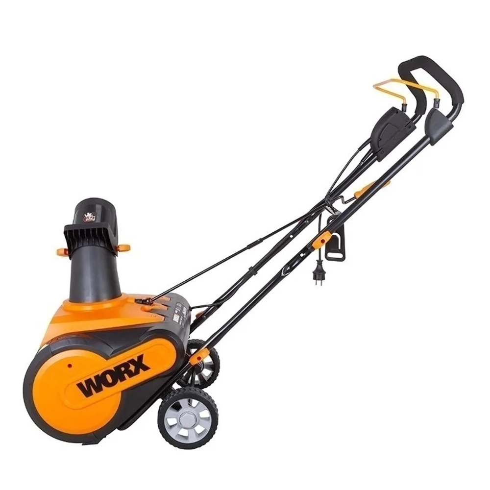 WORX WG450E снегоуборщик электрический 1600Вт, ковш 46 см, выброс 7.5 м