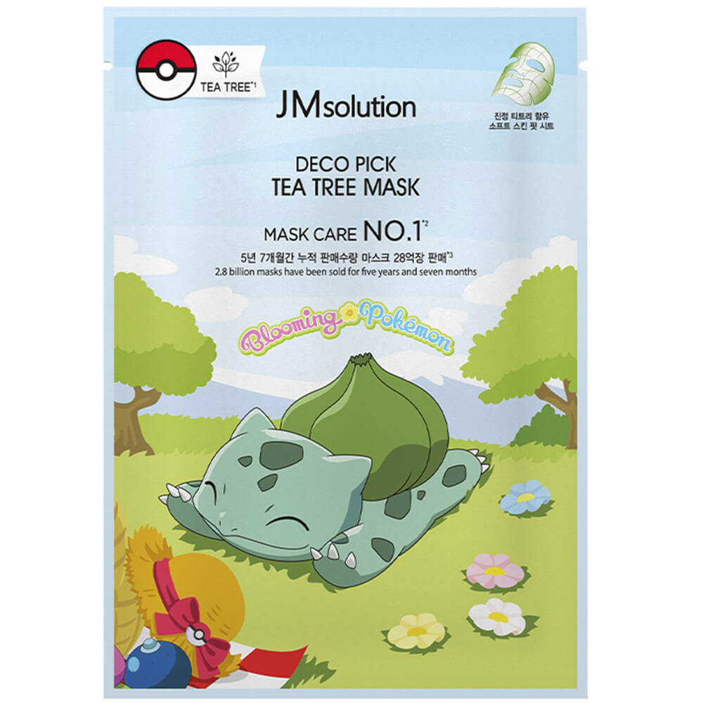 JMSOLUTION Тканевая маска противовоспалительная с чайным деревом   DECO PICK TEA TREE MASK (30 мл)