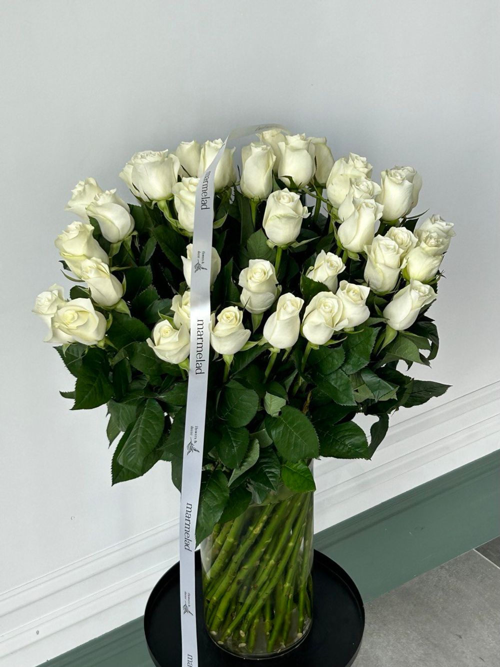 Роза белая (60 см) АКЦИЯ
