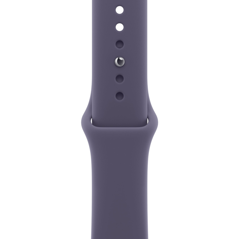 Умные часы Apple Watch Series 11, 46 mm, Silver Aluminium Purple Fog Sport Band M/L