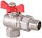 Кран шаровый со сгоном Lavita обжим НР 3/4&quot; бабочка гофротруба 30943