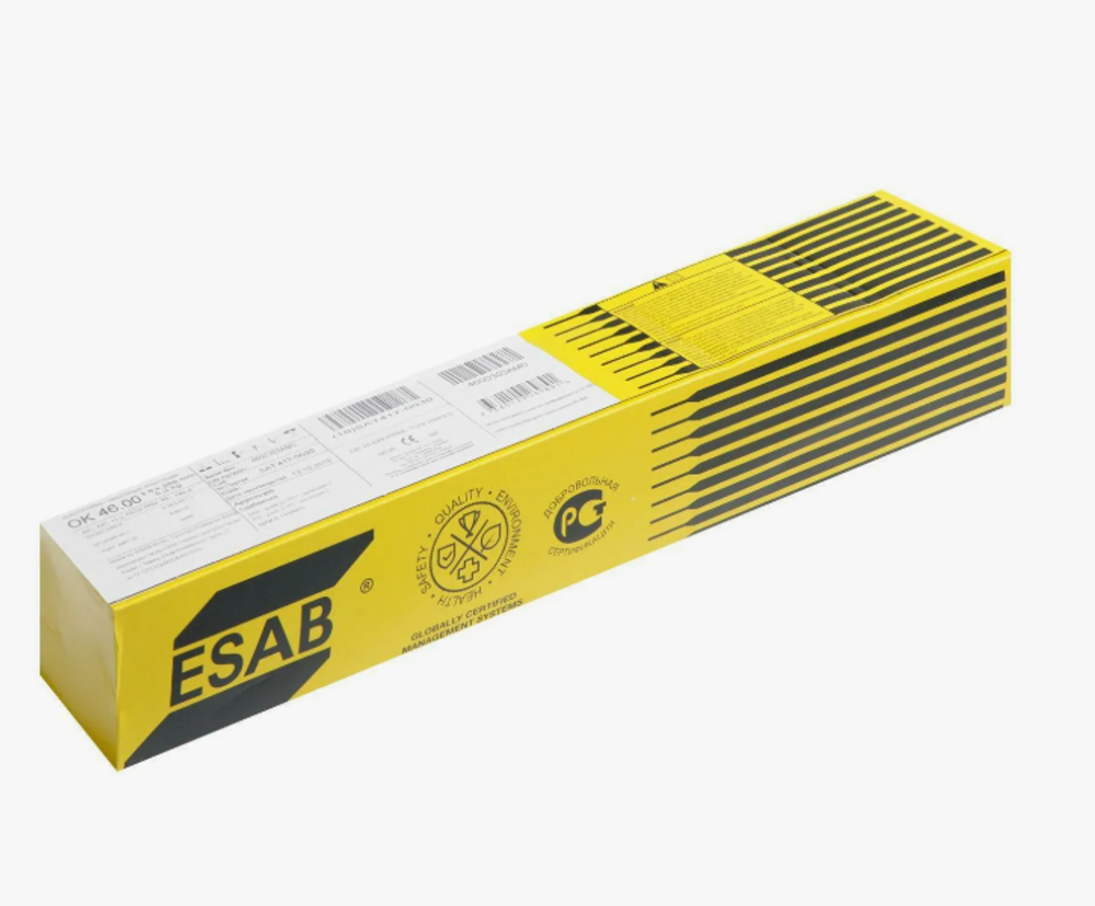 Электроды сварочные OK 46.00 (2.5х350 мм; 5,3 кг) ESAB