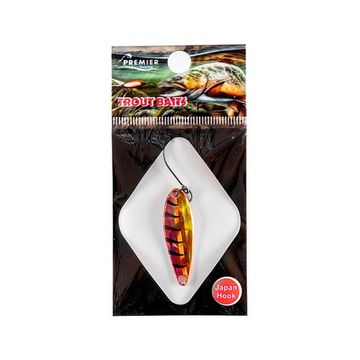 Микро приманка Freasky 2.6гр цв. 226-HCr Holographic Cristal 'Золото'+красный PREMIER