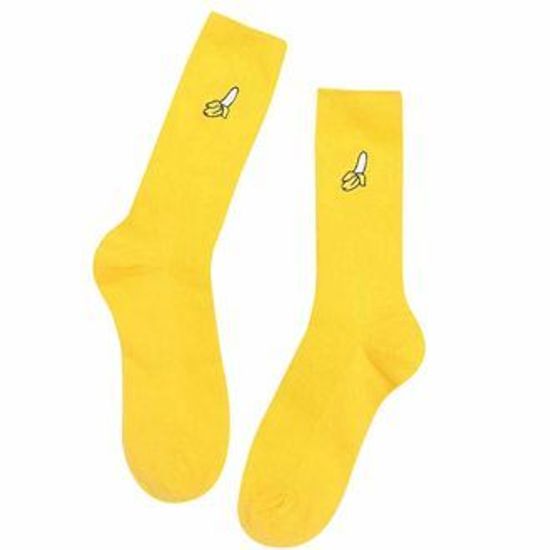 Носки "Красавица ягода - Банан", р-р 36-40 (желтый)