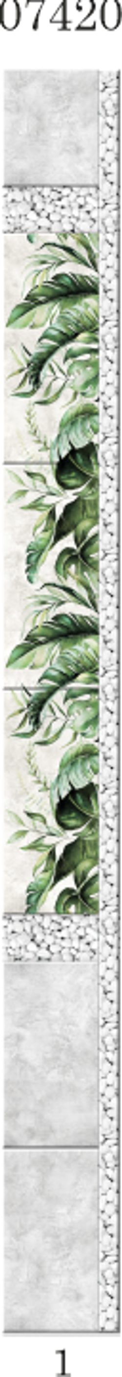 Панель ПВХ фотопечать 3D Panda Свежесть 2700х250 мм