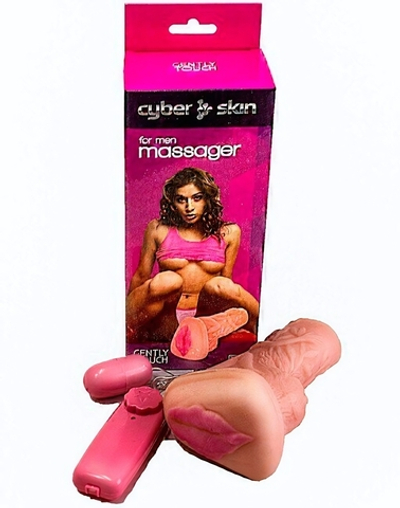 Мастурбатор-вагина девственница с вибрацией Gentle Touch (12 режимов) (Цвет: телесный)