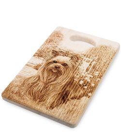 GAEM Home КД-01/114 Доска разделочная большая «Йоркширсикй терьер»