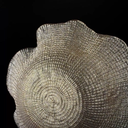 Блюдо круглое 18см IVV Folies золотистое