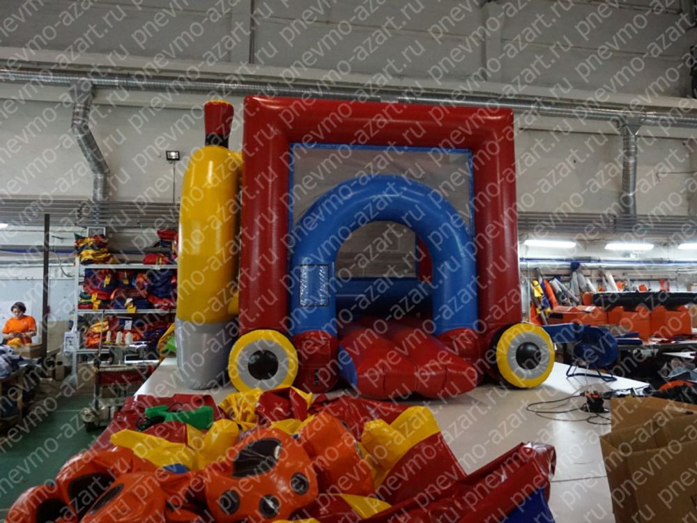 Батут "Паровозик"