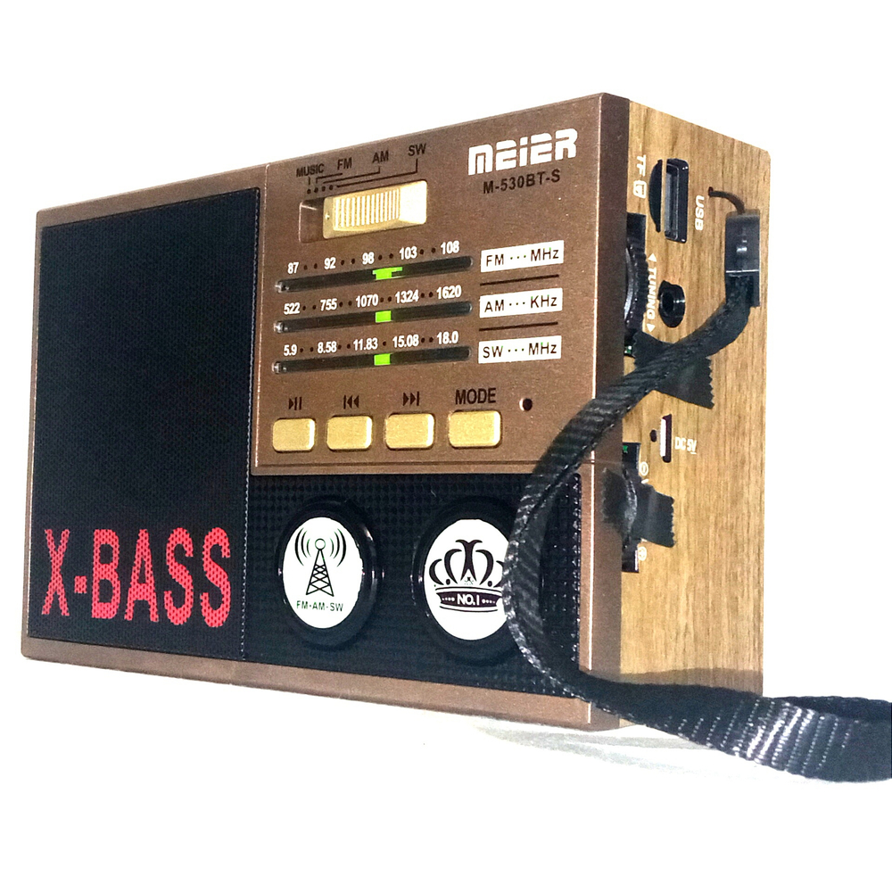 Радиоприемник с MP3 плеером +Solal panel Meier M-530BT-S