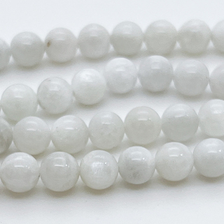 Лунный камень бусины, диаметр 8,4-8,6 мм, цена за 11 шт (1/4 нити)