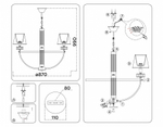 Подвесная люстра Ambrella Light HIGH LIGHT LH71253