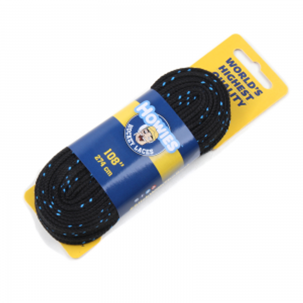 Шнурки хоккейные Howies профессиональные без пропитки черные (108