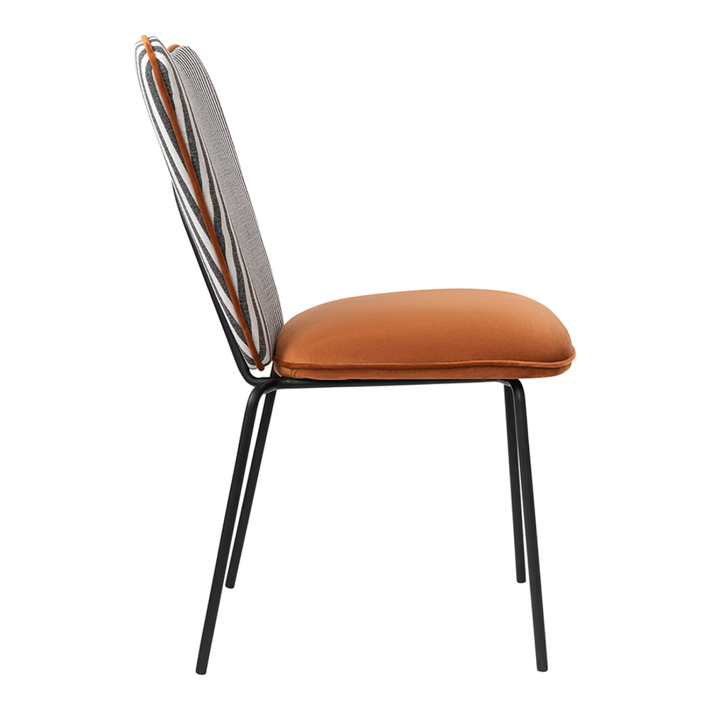 Стул Bergenson Bjorn Pompadour, велюр, терракотовый