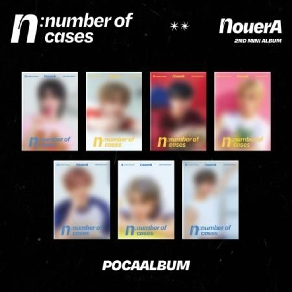 Альбом NOUERA - N: NUMBER OF CASES 2nd Mini Album POCA 7 Version SET