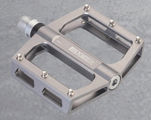 Педали MX-P903 ось 9/16", алюминиевые серые