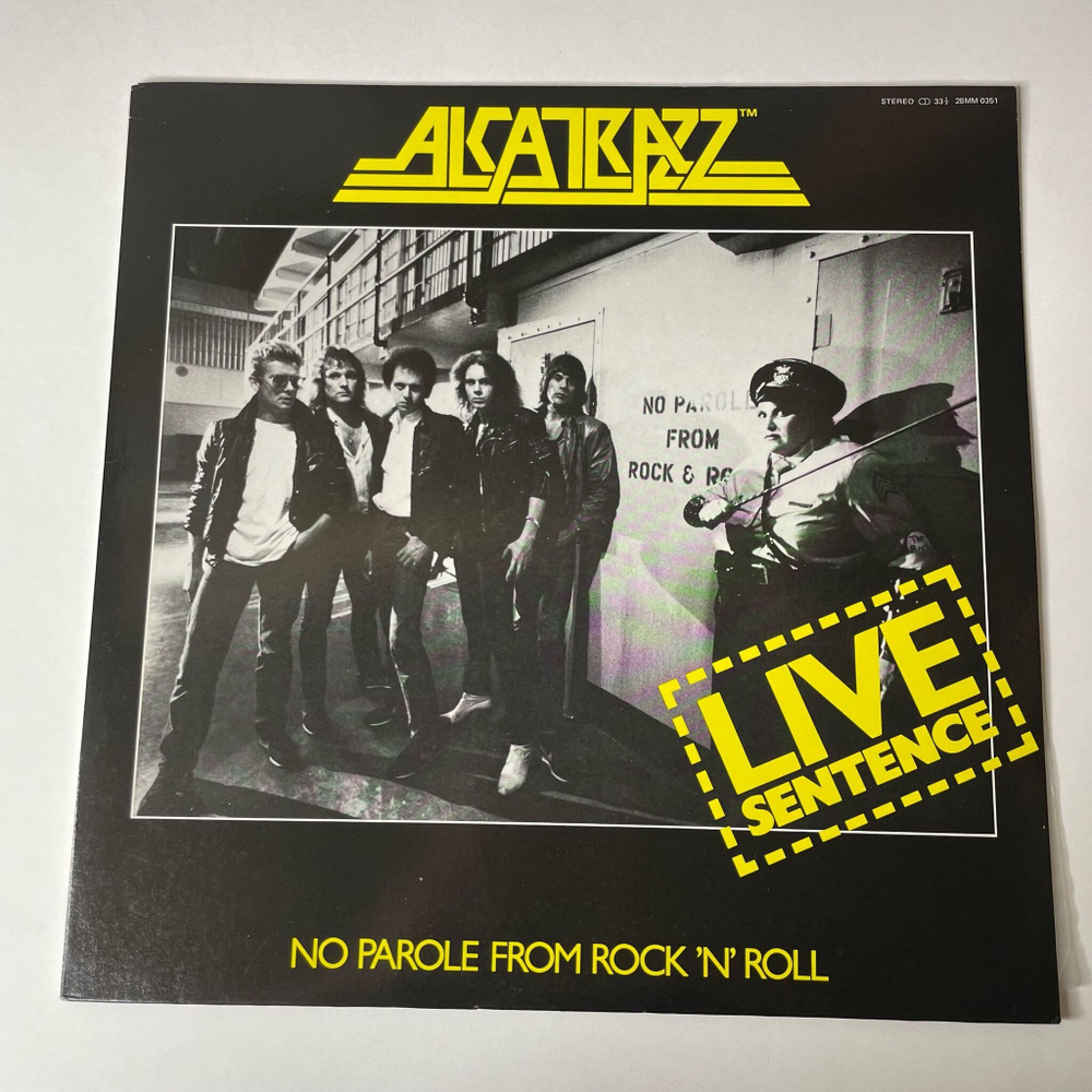 Винтажная виниловая пластинка LP Alcatrazz Live Sentence (No Parole From Rock 'n' Roll) (Japan 1984) (No Obi)