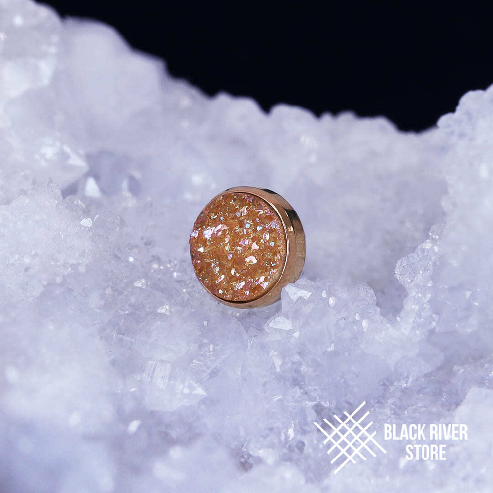 Накрутка SJ 739 Druse Low PVD Rose