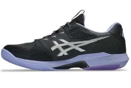 Теннисные кроссовки Asics Solution Speed FF 4 Clay Night Energy - graphite grey/pure silver