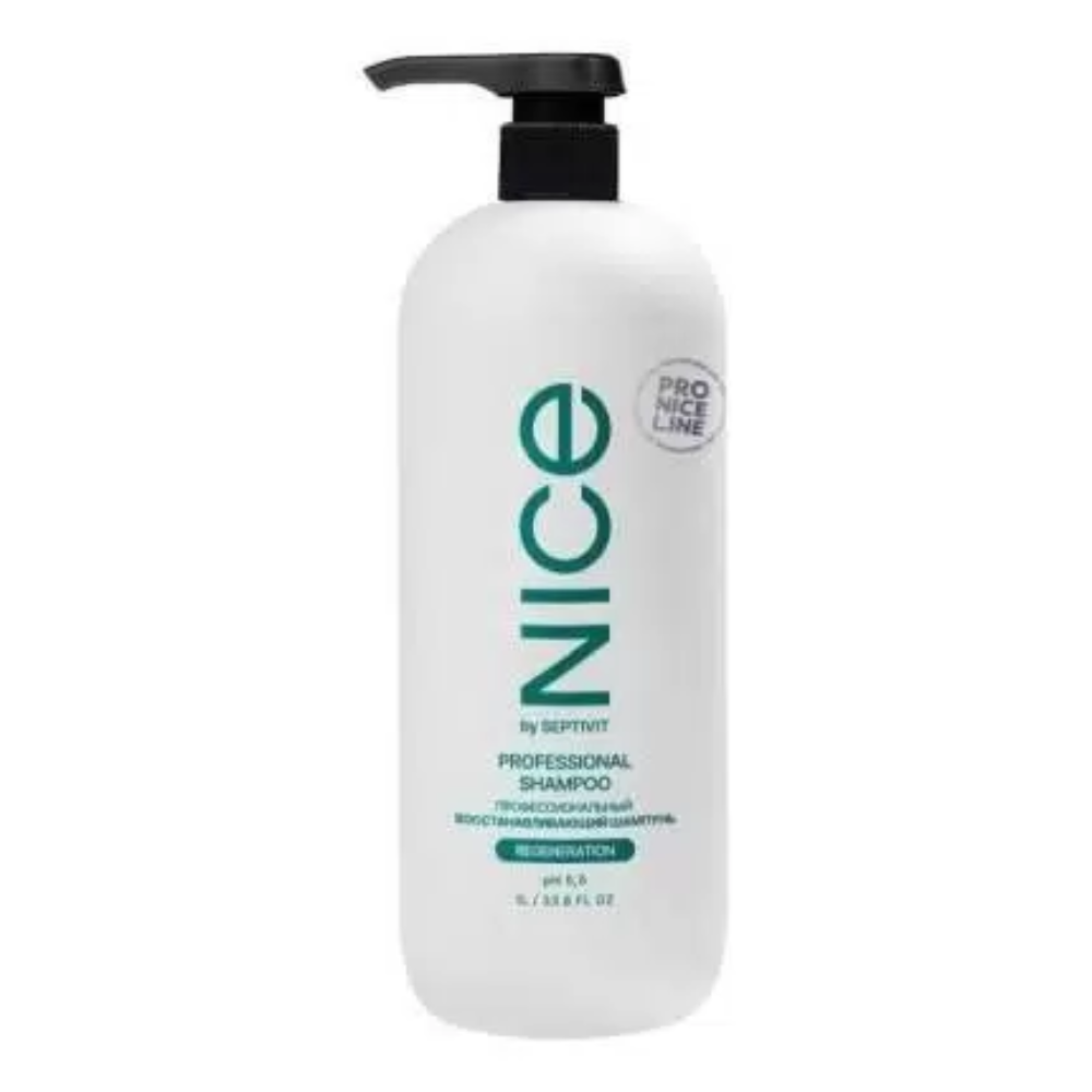 Шампунь для волос NICE Septivit Восстановление и питание 1 л
