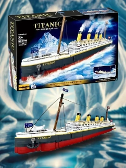 Конструктор большой корабль Титаник 1507 деталей