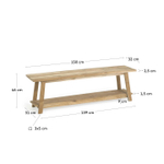 Скамья Safara из переработанного тика 150 см