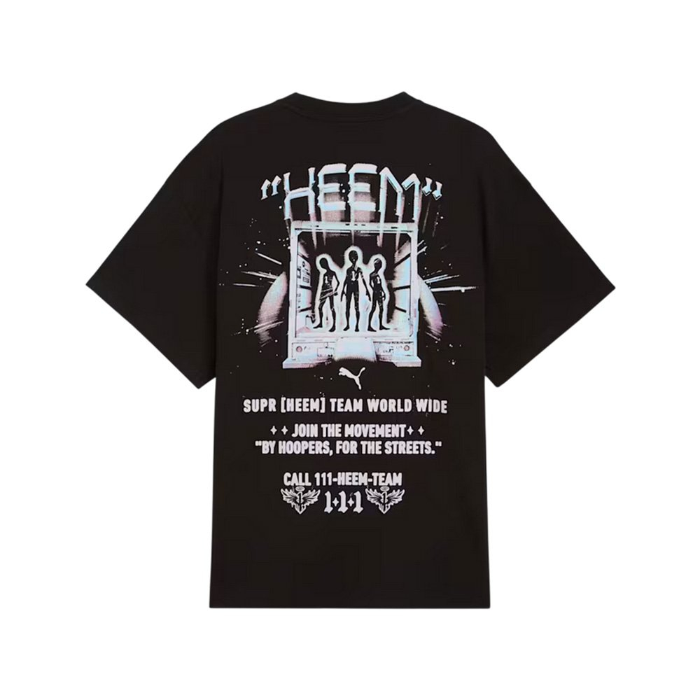 Баскетбольная мужская футболка MELO X HIVE TEE I PUMA BLACK