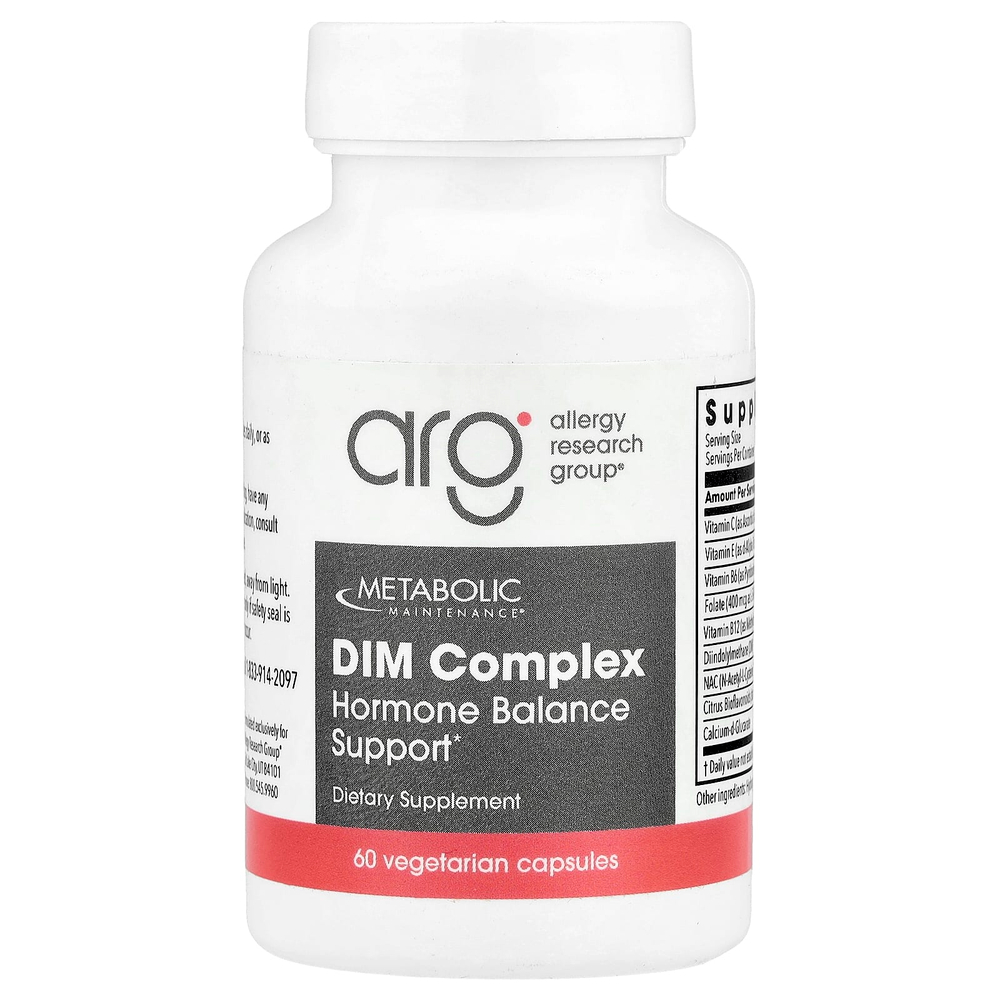 Metabolic Maintenance, комплекс с DIM, 60 вегетарианских капсул