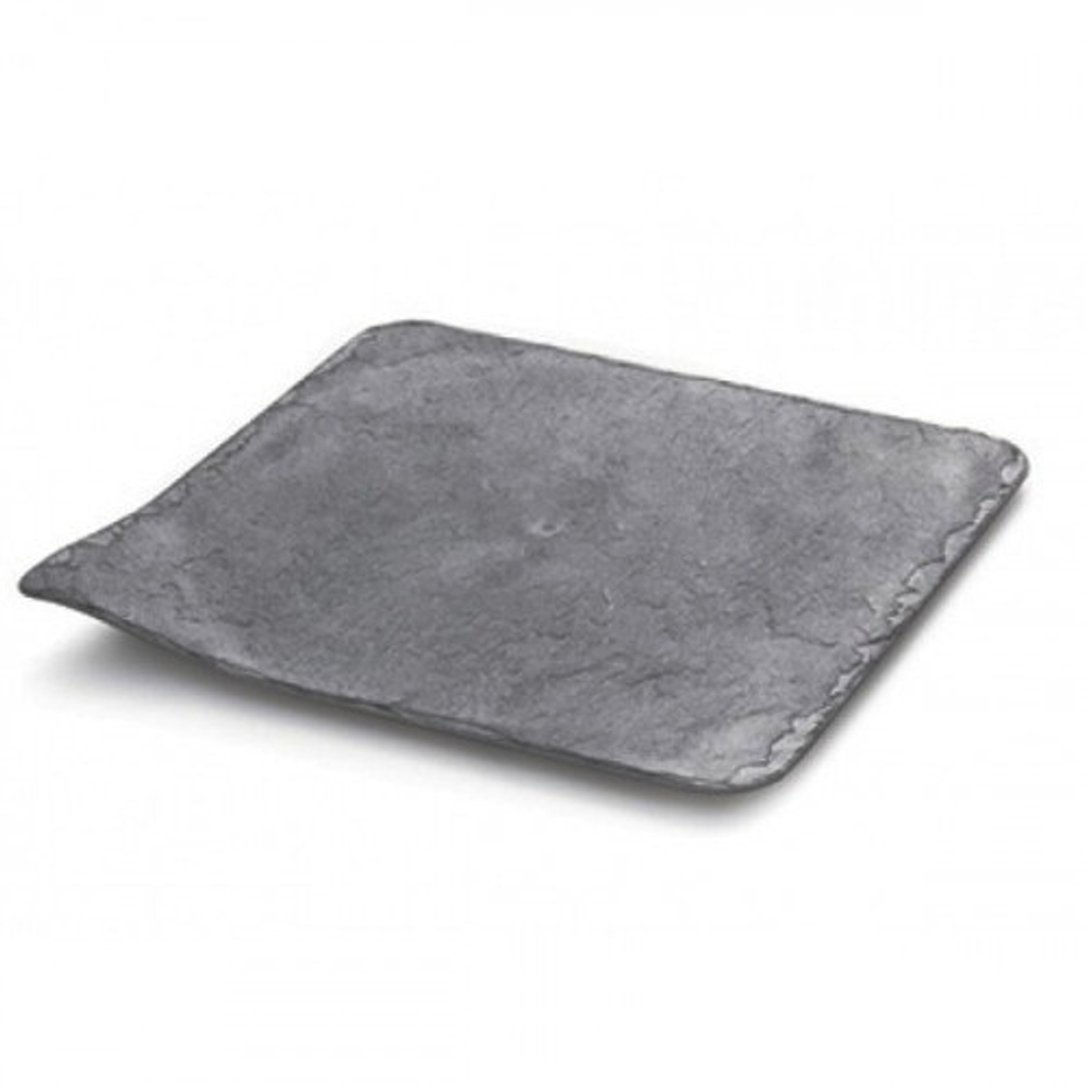 Поднос - камень серый 24х24 см