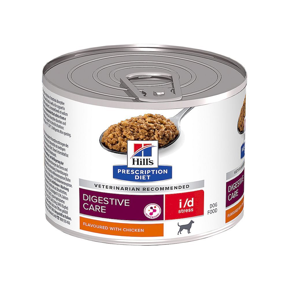 Влажный диетический корм для собак мелких пород Hill's Prescription Diet i/d Stress Mini при расстройствах пищеварения, курица, 200г