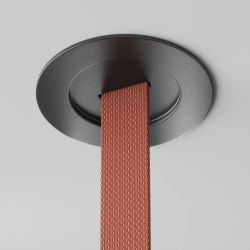 Потолочная чаша встраиваемая с коннектором питания черная Maytoni Parity TRA130RSC-2B