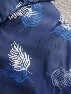 Наволочка комплект 2шт Полисатин Мечта "Павлина" 50x70 см на молнии