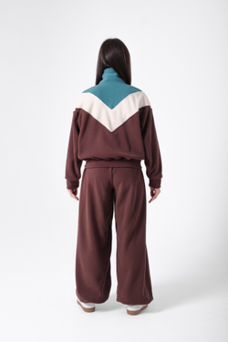 Костюм женский флисовый с олимпийкой "Мятный шоколад"