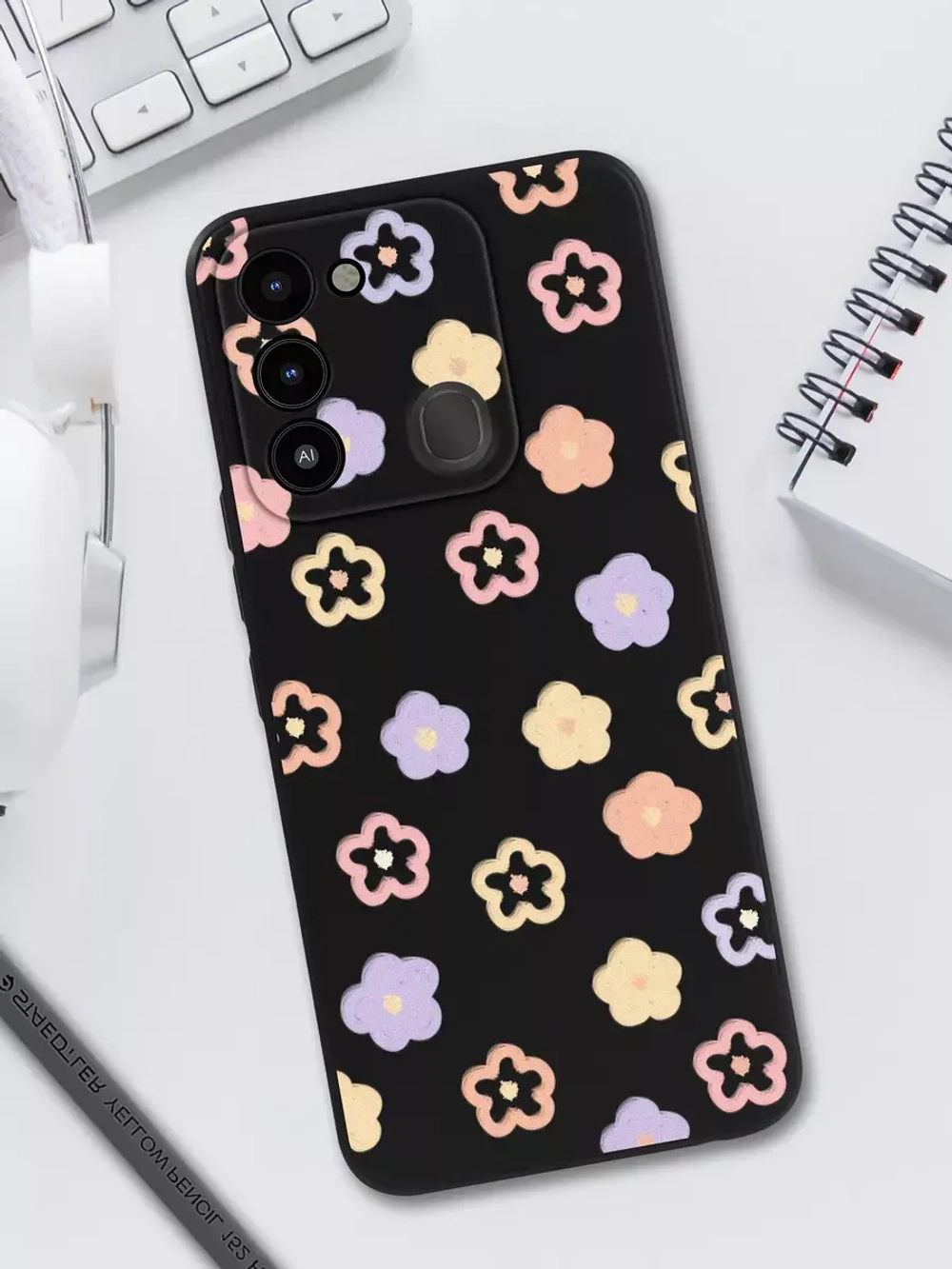 Чехол на Tecno Spark 8C с принтом